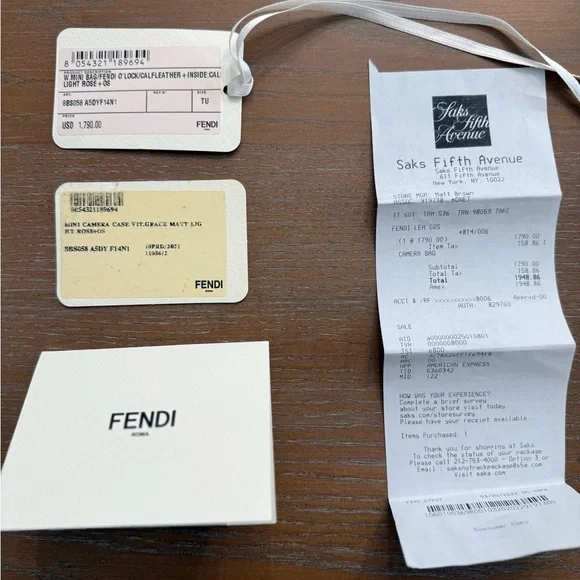 Fendi Like-New With Tags O’Clock nude camera bag purchased @ Saks NYC for $1900+ - Picture 7 of 14